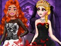 Spel Prinses zwarte trouwjurk  online