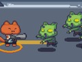 Spel Cat Gunner vs Zombies online