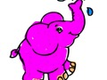 Spel Terug naar school: Olifant kleuren  online