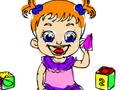 Spel Back to School: Baby Doll Coloring online