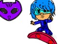 Spel Terug naar school: Mask Boy Coloring online