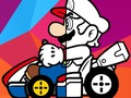 Spel Mario Driving kleurboek  online