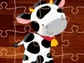 Spel Cartoon boerderij dieren puzzel  online