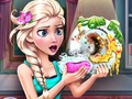 Spel IJskoningin Afwassen  online