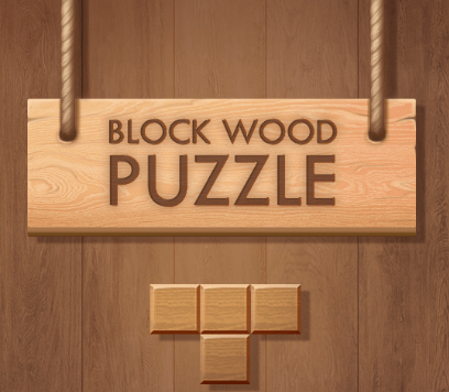 Spel Blok hout puzzel  online