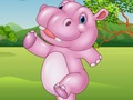 Spel Hippo puzzel  online