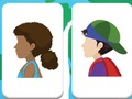 Spel Geheugen voor reizende kinderen  online
