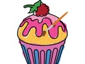 Spel Lekkere Cupcake-kleuren  online