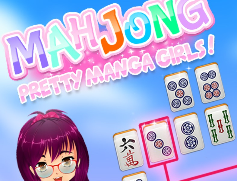 Spel Mahjong Pretty Manga Girls online