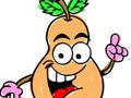 Spel Terug naar school: fruit kleurboek online