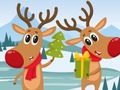 Spel Kerst herten puzzel  online