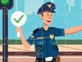 Spel Super Police-puzzel  online