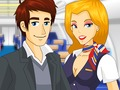 Spel Stewardess zoenen  online