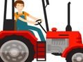 Spel Cartoon landbouwtractoren  online