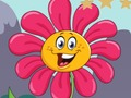 Spel Grappige bloemen puzzel  online