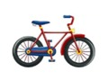 Spel Cartoon fiets puzzel  online