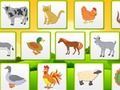 Spel Boerderijdieren Kinderen leren geheugen  online