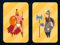 Spel Spartan en Viking Warriors Memory  online