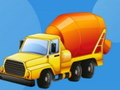 Spel Cartoon Trucks puzzel  online