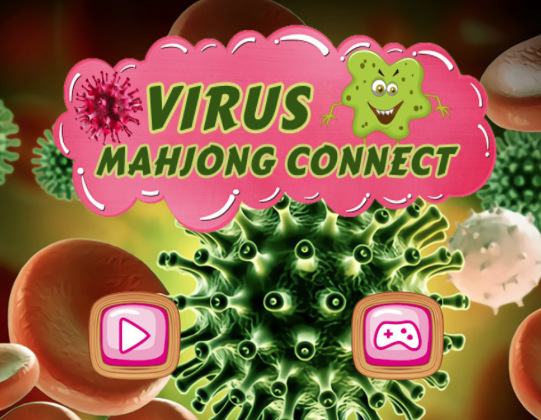 Spel Virus Mahjong-verbinding  online