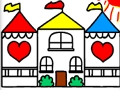 Spel Terug naar school kleurboek DOLLHOUSE  online