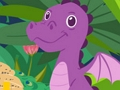 Spel Schattige dinosaurussen kleuren  online