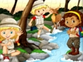 Spel Camping kinderen puzzel  online
