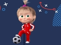 Spel Masha en het berenvoetbal online
