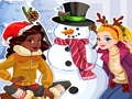 Spel Wil je een sneeuwpop bouwen?  online
