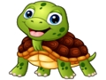 Spel Schattige schildpad legpuzzels  online