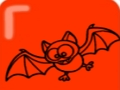 Spel Gemakkelijk Kids Coloring Bat  online