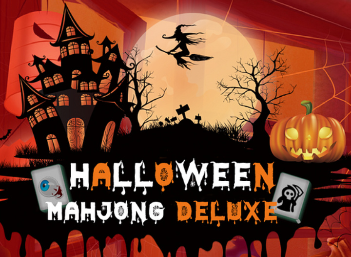 Spel Halloween Mahjong Deluxe online