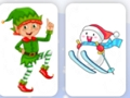 Spel Kerstkaart geheugen  online