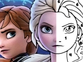 Spel Kleur op nummer met Frozen II  online