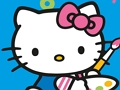 Spel Kleur op nummer met Hello Kitty  online