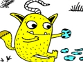 Spel Grappige monsters puzzel  online