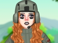 Spel Prinses militaire mode  online