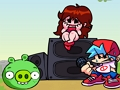 Spel Friday Night Funkin 'vs PIG van Angry Birds  online