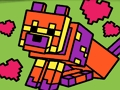 Spel Gemakkelijk Kinderen Kleurplaten Mineblox  online