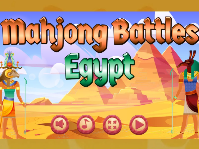 Spel Mahjong Battles Egypte  online