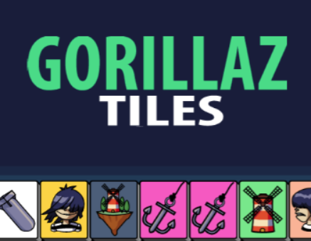 Spel Gorillaz-tegels van het onverwachte  online