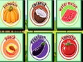 Spel Fruitige vegetarische herinnering online