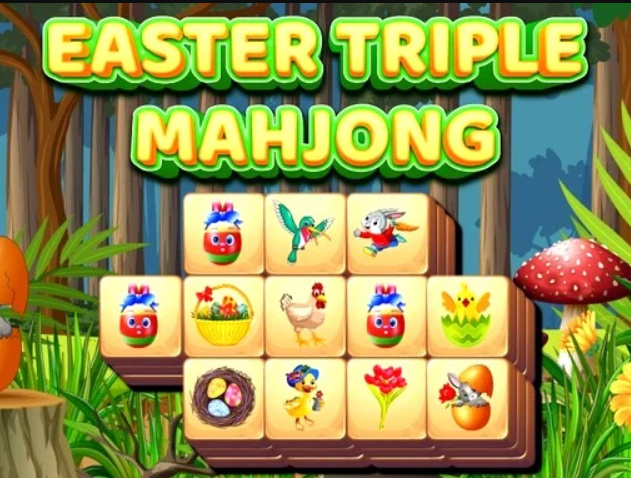 Spel Pasen Triple Mahjong  online