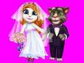Spel Talking Tom Angela Exotische huwelijksreis  online