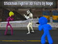 Spel Stickman Fighter 3D: vuisten van woede online