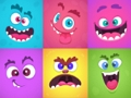 Spel Monsters kleurvulling  online