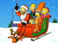 Spel Simpsons Kerstpuzzel  online