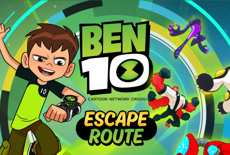 Spel Ben 10 ontsnappingsroute  online