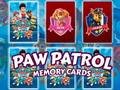 Spel Paw Patrol-geheugenkaarten  online