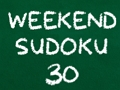 Spel Weekend sudoku 30 online